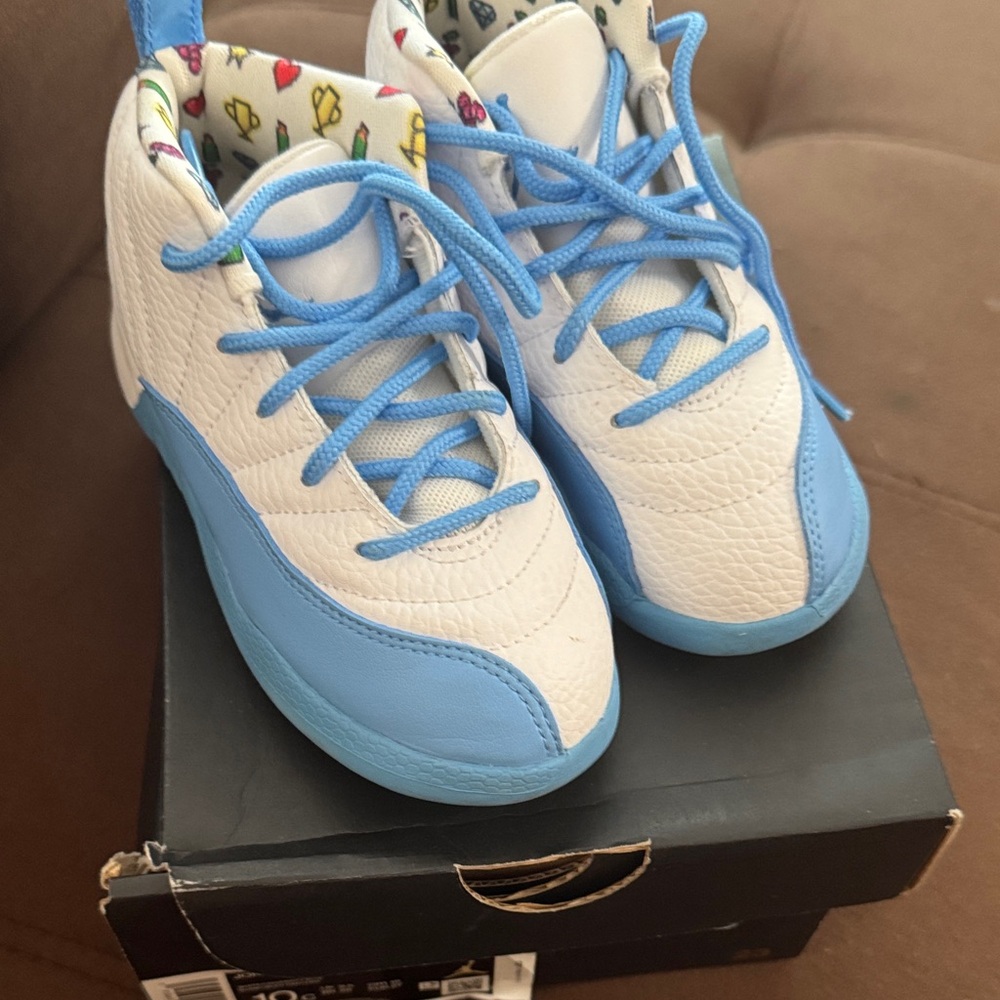 Jordan Kids Sneakers in Sky Blue and White